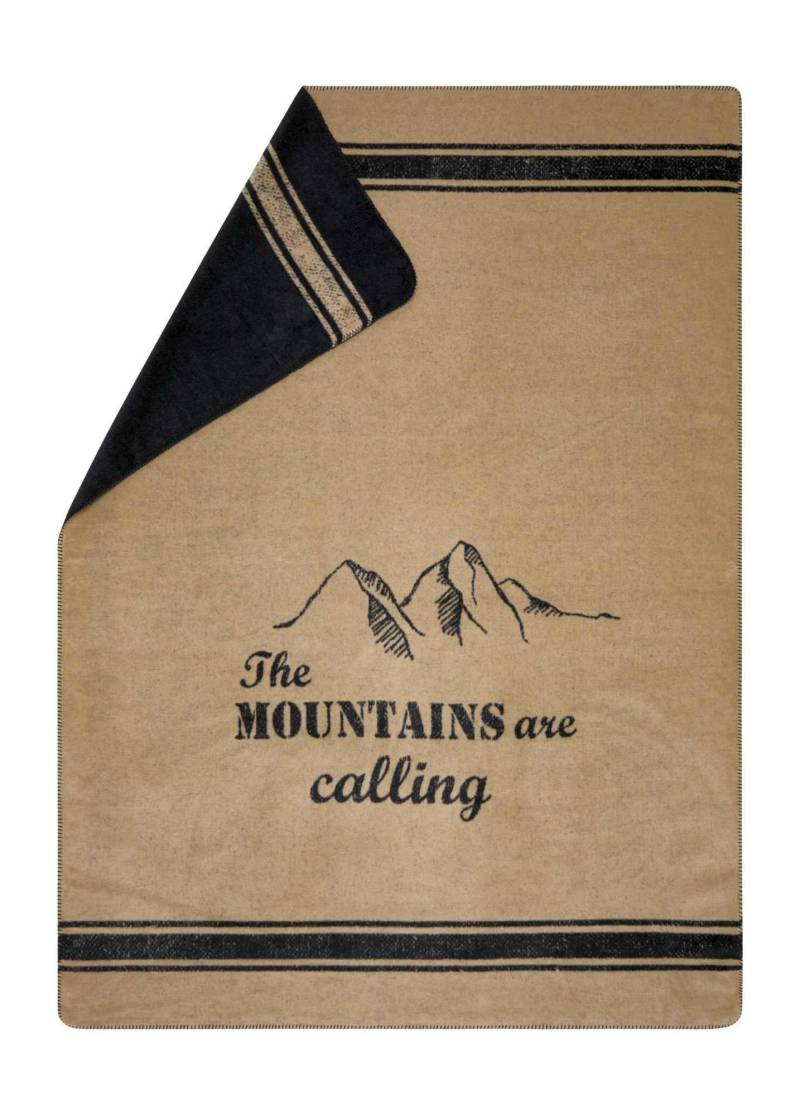 Fussenegger Kuscheldecke SAVONA Mountains Natur 02398050 von David Fussenegger Textil GmbH