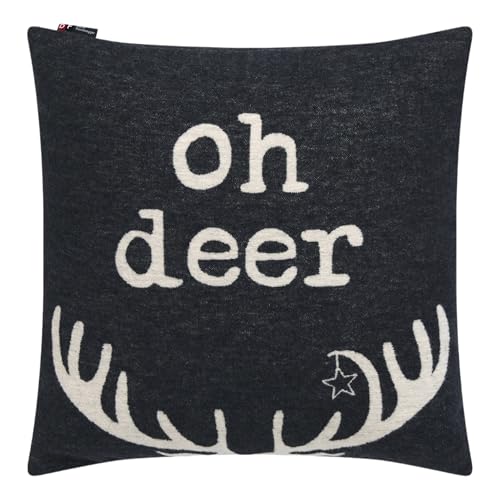David Fussenegger Kissenhülle Oh Deer 50x50cm Kissenbezug X-Mas aus Recycling-Baumwolle nachhaltig produziert ÖkoTex100 GRS Made in Austria Farbe Anthrazit David Fussenegger Kissenhülle Oh Deer 50x50cm Kissenbezug X-Mas aus Recycling-Baumwolle nachhaltig produziert ÖkoTex100 GRS Made in Austria Farbe Anthrazit von David Fussenegger