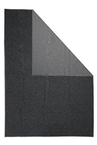 David Fussenegger - LIDO - Waffeldecke - Wohndecke - Decke - anthrazit - 140 x 200 cm von David Fussenegger