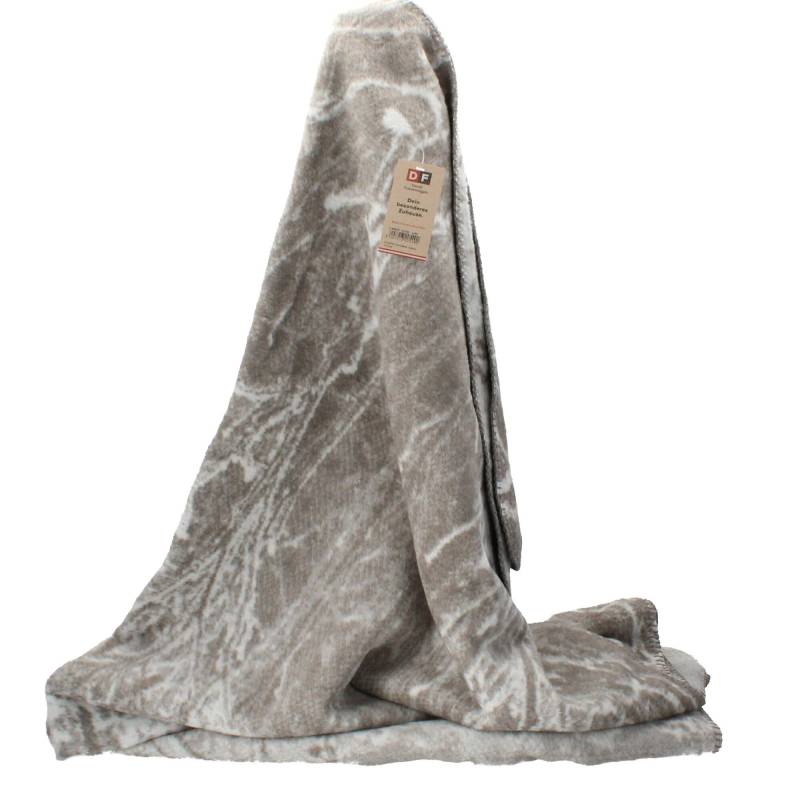 David Fussenegger Savona Wohndecke Gräser im Frost rauch von David Fussenegger Textil GmbH