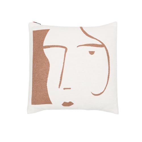 David Fussenegger [W0724] Kissenhülle Frau rohweiß, 50x50 cm von David Fussenegger