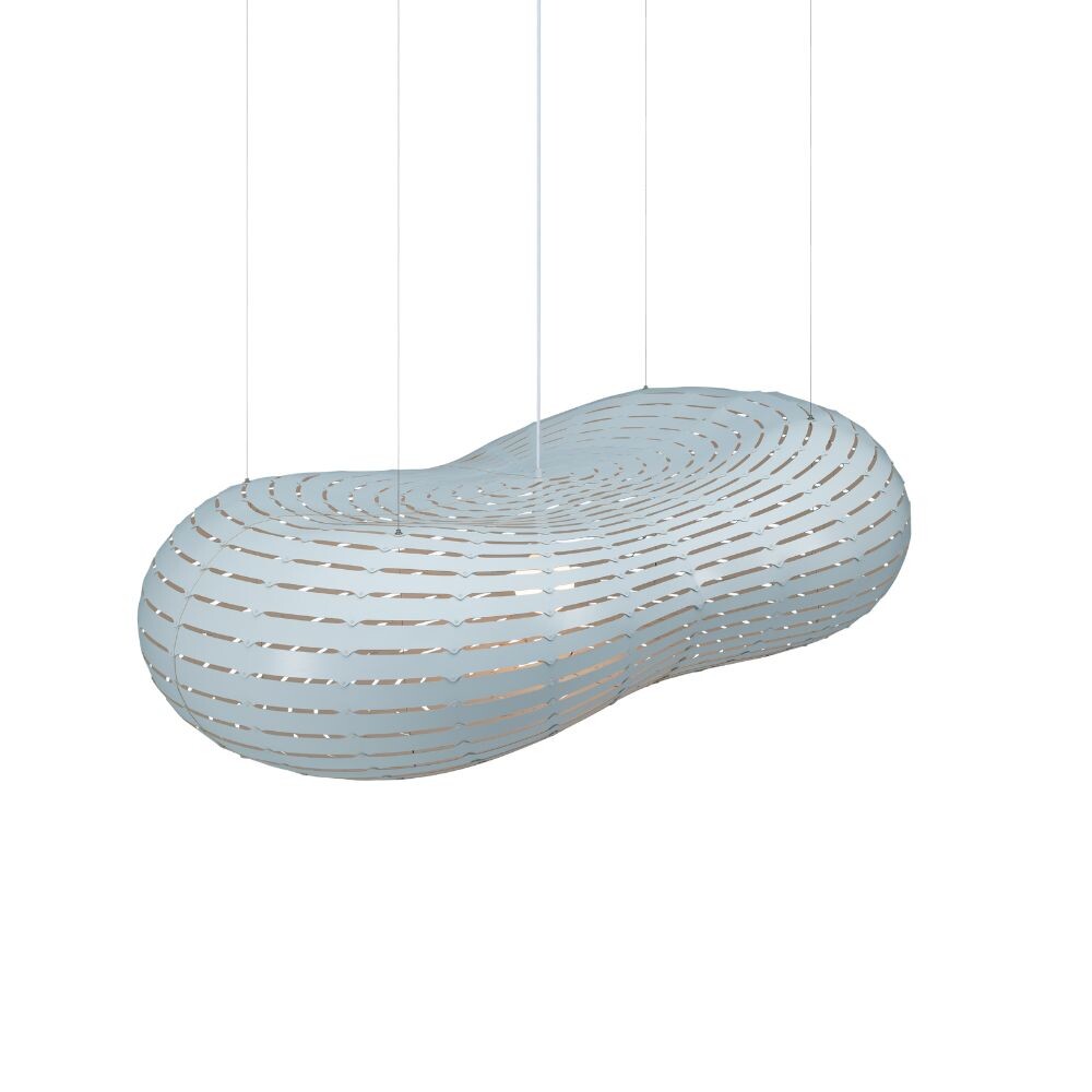 David Trubridge - Cloud Pendelleuchte Large White/White von David Trubridge