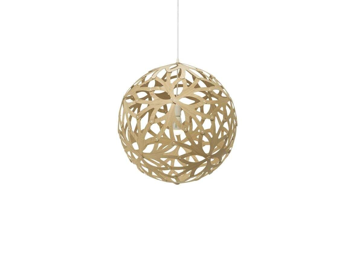 David Trubridge - Floral Pendelleuchte Ø60 Bamboo von David Trubridge