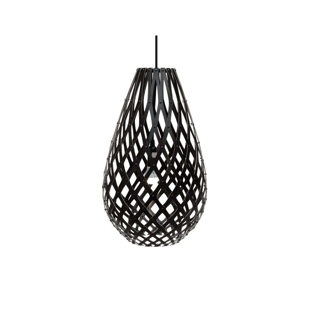 David Trubridge - Koura Pendelleuchte H75 Schwarz 2 Seiten von David Trubridge