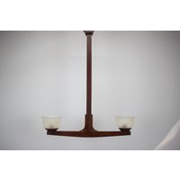 Mid-Century Holz-Leuchter, 1930Er Jahre von Davintdesign