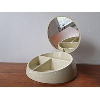 Midcentury Tischspiegel Gedy, Makio Hasuike, Italien, 1970Er Jahre von Davintdesign