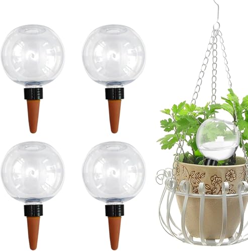 Bewässerungskugeln Pflanzen, 4 Stück 500ml Automatische Pflanzen Bewässerung, Transparente Bewässerungskugel Blumentopf Wasserspender Zur Automatischen Bewässerung Von Zimmer Balkon Und Gartenpflanzen Bewässerungskugeln Pflanzen, 4 Stück 500ml Automatische Pflanzen Bewässerung, Transparente Bewässerungskugel Blumentopf Wasserspender Zur Automatischen Bewässerung Von Zimmer Balkon Und Gartenpflanzen von Davivian