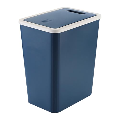 Davivian Abfalleimer Mit Deckel,Abfalleimer Für Haushalt | Recyclingbehälter Mit Drückdeckel 13L Für Haushalt Bad Wohnzimmer Davivian Abfalleimer Mit Deckel,Abfalleimer Für Haushalt | Recyclingbehälter Mit Drückdeckel 13L Für Haushalt Bad Wohnzimmer von Davivian