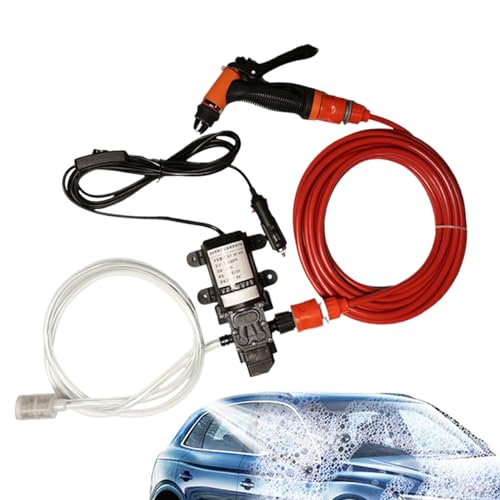 Davivian Auto Hochdruckreiniger,Wasserreiniger - Tragbarer 12V Elektro Sprühgerät Für Felgenvorbereitung Reifen Garage Davivian Auto Hochdruckreiniger,Wasserreiniger - Tragbarer 12V Elektro Sprühgerät Für Felgenvorbereitung Reifen Garage von Davivian