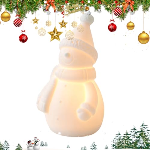 Davivian Beleuchtete Weihnachts Figuren,Weihnachtliche Tischdekoration Mit Beleuchtung - Saisonale Deko Für Haus Wohnung Studentenzimmer Klassenzimmer Party Büros von Davivian