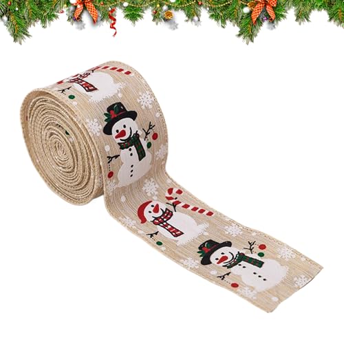 Davivian Christusband Gedraht - Weihnachtsband,5M Dekoratives Band Für Girlanden Geschenkballons Haarschmuck Festdekoration von Davivian