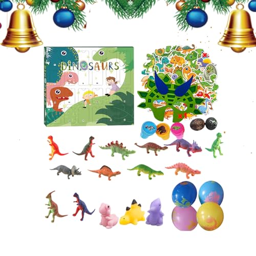 Davivian Dinosaurier Countdown Advent,24 Tage Dinosaurier Spielzeug Countdown Kalender - Tier Spielzeug Für Kinder Jugendliche Erwachsene Familienabend von Davivian