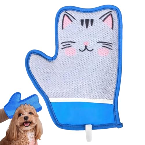 Davivian Haarentfernungs-Handschuh, Elektrostatischer Haarentferner Handschuh Für Hund Und Katze, Katzenpflege Zubehör Für Teppich Sofa Autositz Kleidung von Davivian