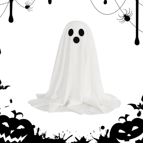 Davivian Halloween Dekoration - Halloween Deko Mit Licht Als Schreibtisch Deko Für Herbst Fenster Tür Wand Tisch,Gespenstische Deko-Statue von Davivian