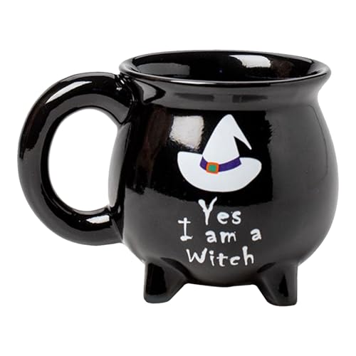 Davivian Halloween Tasse | Keramische Hexenkessel Tasse Für Halloween - Gruselige Wohnaccessoires Für Heiße Und Kalte Getränke Wie Eistee Latte Cappuccino Milchgetränke Und Saft Für Erwachsene Kinder Davivian Halloween Tasse | Keramische Hexenkessel Tasse Für Halloween - Gruselige Wohnaccessoires Für Heiße Und Kalte Getränke Wie Eistee Latte Cappuccino Milchgetränke Und Saft Für Erwachsene Kinder von Davivian