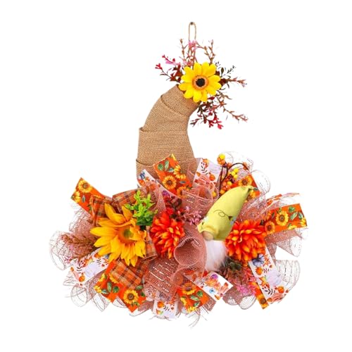 Davivian Herbstkränze Für Die Tür Mit Sonnenblumen Gnom Design | Hutförmiger für Halloween | Künstliche Deko Für Thanksgiving Außeneingang Herbstfenster Küchenwand Davivian Herbstkränze Für Die Tür Mit Sonnenblumen Gnom Design | Hutförmiger für Halloween | Künstliche Deko Für Thanksgiving Außeneingang Herbstfenster Küchenwand von Davivian