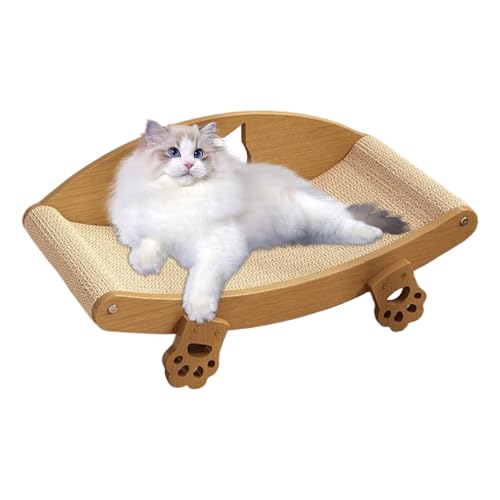 Davivian Katzenkratzbrett - Kratzbrett Mit Liegefläche Für Katzen | Sisal Möbelschützer Hundebett Für Kleine Hunde Katzen Spiel Schlaf Couch Boden Davivian Katzenkratzbrett - Kratzbrett Mit Liegefläche Für Katzen | Sisal Möbelschützer Hundebett Für Kleine Hunde Katzen Spiel Schlaf Couch Boden von Davivian