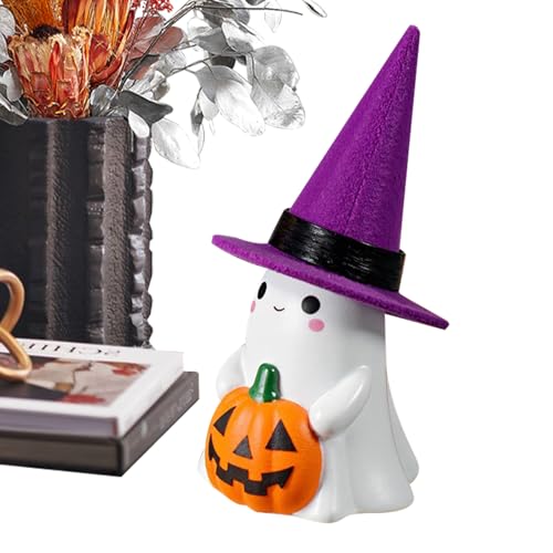 Davivian LED Geisterfigur - Niedliche Spukbeleuchtung Geisterfigur - Saisonale LED Dekofigur für Zuhause Kamin Tisch Party Deko von Davivian