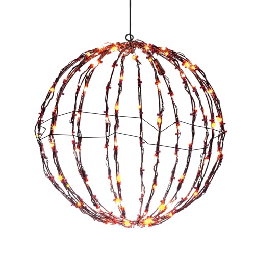 Davivian LED Lichtkugel - Faltbare Weihnachtskugel Lichterkugel | Kugelförmige Festbeleuchtung Deko Für Baum Terrasse Garten Haus Innenhof Nacht Holiday Davivian LED Lichtkugel - Faltbare Weihnachtskugel Lichterkugel | Kugelförmige Festbeleuchtung Deko Für Baum Terrasse Garten Haus Innenhof Nacht Holiday von Davivian