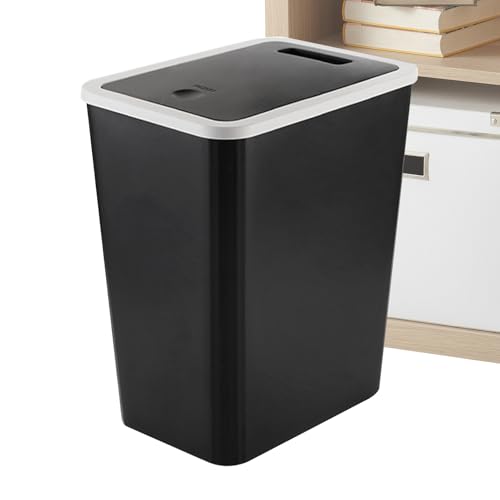 Davivian Mülleimer Mit Deckel | Abfallbehälter - Schmaler Moderner 13L Recyclingbehälter Mit Druckknopfverschluss Für Küche Badezimmer Etc. Davivian Mülleimer Mit Deckel | Abfallbehälter - Schmaler Moderner 13L Recyclingbehälter Mit Druckknopfverschluss Für Küche Badezimmer Etc. von Davivian