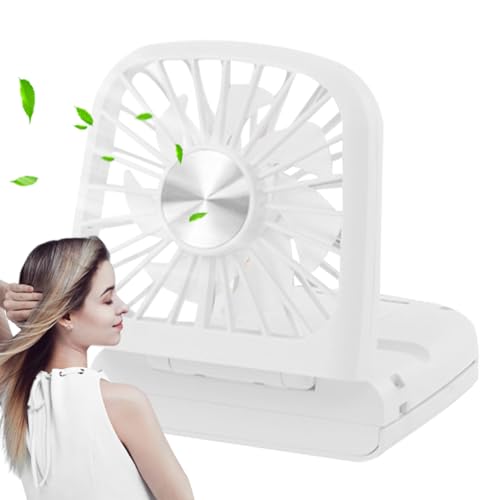 Davivian Tragbarer Halsventilator - Tisch- & Handventilator,Leiser Akku-Luftkühler Mit Spiegel & Lanyard Für Damen Und Mädchen Innen/Außen Camping Davivian Tragbarer Halsventilator - Tisch- & Handventilator,Leiser Akku-Luftkühler Mit Spiegel & Lanyard Für Damen Und Mädchen Innen/Außen Camping von Davivian