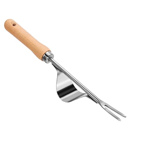 Davivian Unkrautzieher - Unkrautwerkzeug Mit Ergonomischem Griff Zum Ausgraben Und Entfernen - Rostfreier Edelstahl Für Graben Pflanzen Und Gartenarbeit Im Freien von Davivian
