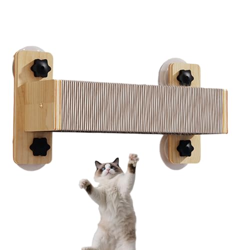 Davivian Wandmontiertes Katzenkletterregal | Stabiler Und Sicherer Kletterbaum Möbel Set,Natürlicher Kratzturm Mit Stufen Und Katzenspielzeug Für Innen Und Außenbereich Fenster Tür Und Zuhause Zum Davivian Wandmontiertes Katzenkletterregal | Stabiler Und Sicherer Kletterbaum Möbel Set,Natürlicher Kratzturm Mit Stufen Und Katzenspielzeug Für Innen Und Außenbereich Fenster Tür Und Zuhause Zum von Davivian