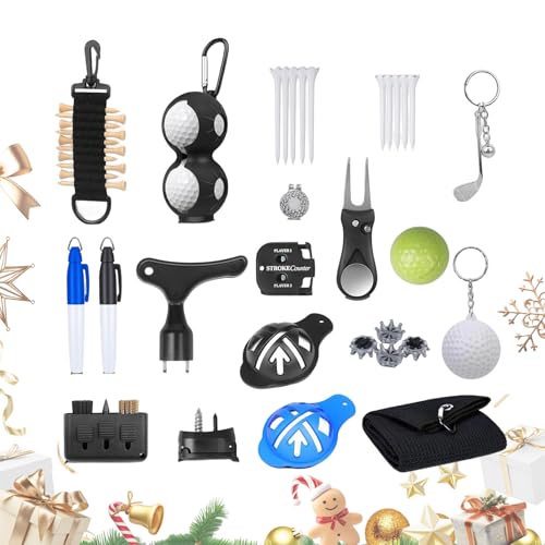 Davivian Weihnachts Adventskalender,Adventskalender Box - 24 Boxen Zubehör Set Golf Design Für Damen Herren Mädchen Festtagsgeschenk Davivian Weihnachts Adventskalender,Adventskalender Box - 24 Boxen Zubehör Set Golf Design Für Damen Herren Mädchen Festtagsgeschenk von Davivian