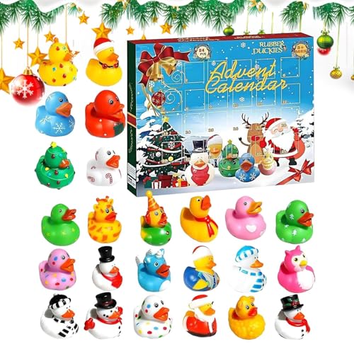 Davivian Weihnachts Countdown Kalender - Lustiger Enten Bad Adventskalender Mit 24 Mini Figuren,Mini Spielzeug Sammlung 24 Tage Für Zuhause Geburtstag Teenager Erwachsene Männer Frauen Kinder Davivian Weihnachts Countdown Kalender - Lustiger Enten Bad Adventskalender Mit 24 Mini Figuren,Mini Spielzeug Sammlung 24 Tage Für Zuhause Geburtstag Teenager Erwachsene Männer Frauen Kinder von Davivian