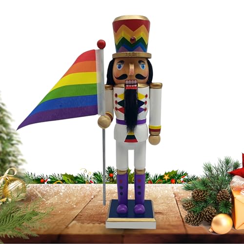 Davivian Weihnachts Nussknacker Figur - Weihnachts Nussknacker Holz Kunst | Traditioneller Sammelornament Für Fensterbank Bücherregal Esstisch Weihnachtsdekoration Davivian Weihnachts Nussknacker Figur - Weihnachts Nussknacker Holz Kunst | Traditioneller Sammelornament Für Fensterbank Bücherregal Esstisch Weihnachtsdekoration von Davivian