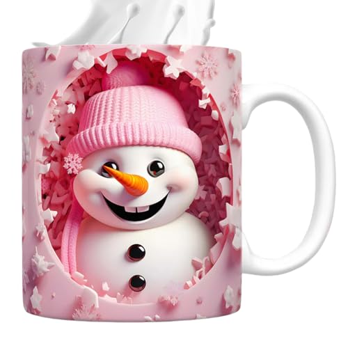 Davivian Weihnachts Tasse | Keramik 3D Weihnachtsbecher,350ml 3D Design Trinkgefäß Mit Für Küche Tee Schokolade Geburtstag Urlaub Mädchen Weihnachtszeit Davivian Weihnachts Tasse | Keramik 3D Weihnachtsbecher,350ml 3D Design Trinkgefäß Mit Für Küche Tee Schokolade Geburtstag Urlaub Mädchen Weihnachtszeit von Davivian