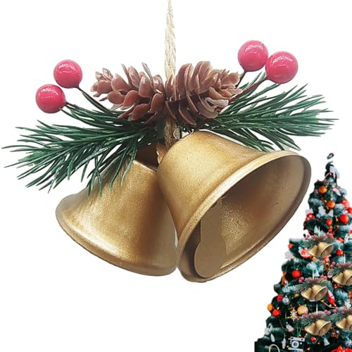 Davivian Weihnachtsglocken Kunstlich,Baum Hängbarer Weihnachtsschmuck - Rustikaler Metallanhänger Für Fensterdekoration Zu Hause Bei Festlichen Anlässen Davivian Weihnachtsglocken Kunstlich,Baum Hängbarer Weihnachtsschmuck - Rustikaler Metallanhänger Für Fensterdekoration Zu Hause Bei Festlichen Anlässen von Davivian