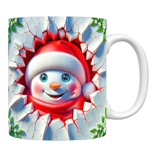 Davivian Weihnachtskaffeetassen,Keramik Weihnachtskaffeetassen - 350ml 3D Design Trinkgefäß Mit Für Küche Tee Schokolade Geburtstag Urlaub Mädchen Weihnachtszeit Davivian Weihnachtskaffeetassen,Keramik Weihnachtskaffeetassen - 350ml 3D Design Trinkgefäß Mit Für Küche Tee Schokolade Geburtstag Urlaub Mädchen Weihnachtszeit von Davivian