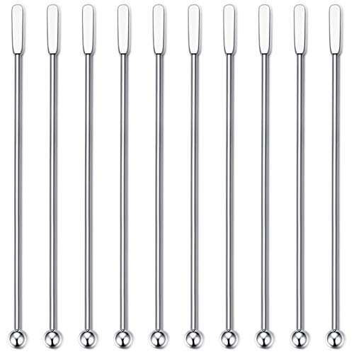 Dawafit 12 Stück Swizzle Sticks, Premium Edelstahl GeträNke GeträNk RüHr Stab, Wiederverwendbare RüHr StäBchen für die Bar Dawafit 12 Stück Swizzle Sticks, Premium Edelstahl GeträNke GeträNk RüHr Stab, Wiederverwendbare RüHr StäBchen für die Bar von Dawafit
