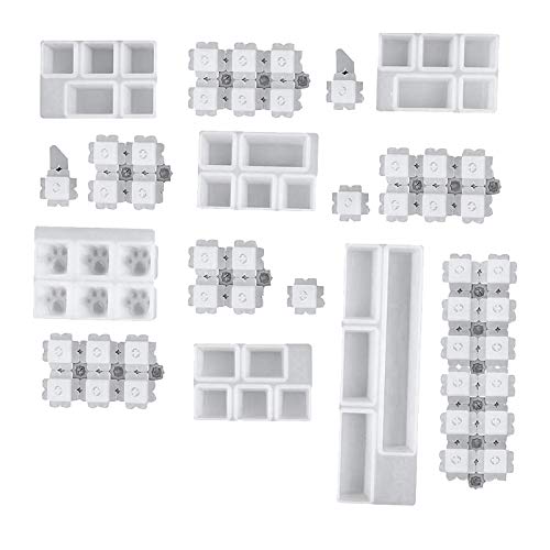 Dawafit Mechanische Gaming Tastaturform Computer PC Gamer Keycaps Silikonformen Harz Epoxy Formen Handmade Crafts Making Tools von Dawafit