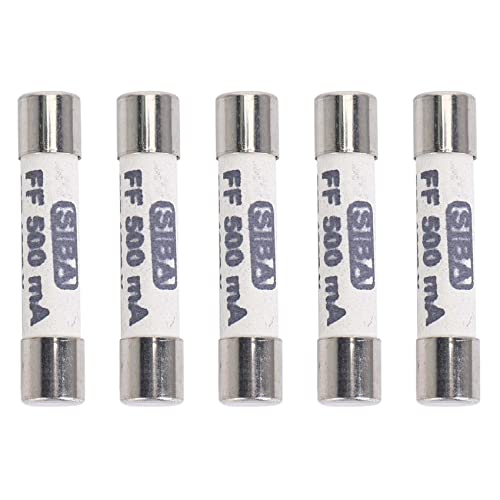 5X 1000V 500MA 6,3 x 32 mm Weisse Keramik Sicherung fuer Multimeter von Daweglop