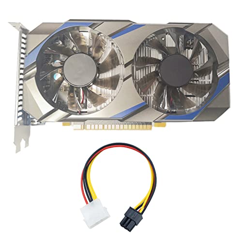 Daweglop 1 Set 28 Nm 1020 MHz 1253 MHz E 3.0 VGA DVI Dual Karte 4 GB DDR5 128 Bit Karte + 4 Pin auf 6 Pin von Daweglop