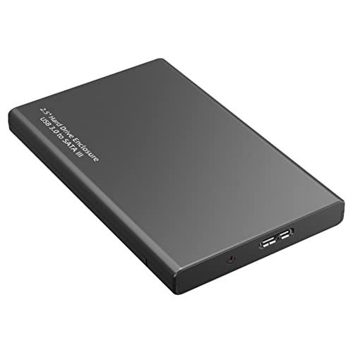 Daweglop 2,5-SATA-SSD-FestplattengehäUse USB3.0 Mobile FestplattengehäUse Tragbares Externes FestplattengehäUse für Laptop von Daweglop