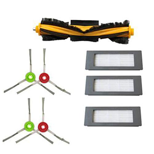 Daweglop 8 Teiliger Neuer Rollen BüRsten Seiten BüRsten Filter für Deebot Ozmo 900 DN5G Roboter Sauger ZubehöR Daweglop 8 Teiliger Neuer Rollen BüRsten Seiten BüRsten Filter für Deebot Ozmo 900 DN5G Roboter Sauger ZubehöR von Daweglop