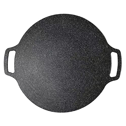 Daweglop Antihaftbeschichteter Kochtopf für koreanischen Grill, runde Kochplatte für Grill, runde Kochplatte mit Antihaftbeschichtung (Universal 30 cm) von Daweglop
