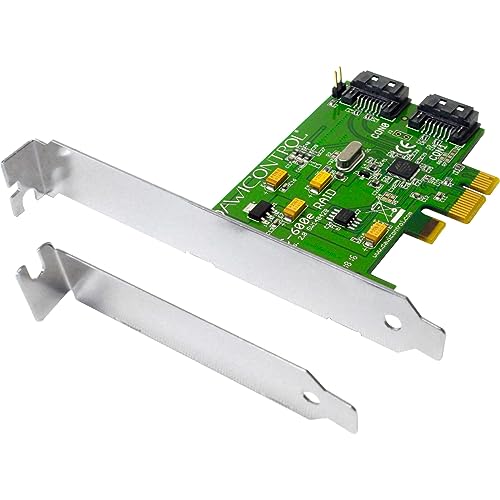 Dawicontrol DC-600e RAID Blister 2-Kanal SATA 6G SATA 3 RAID 0 1 JBOD Backup PCI-Express 2.0 x1 Controller LowProfile Dawicontrol DC-600e RAID Blister 2-Kanal SATA 6G SATA 3 RAID 0 1 JBOD Backup PCI-Express 2.0 x1 Controller LowProfile von Dawicontrol