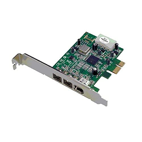 DAWICONTROL DC-FW800 PCIe Blister 2xFireWire 800 1394b 1xFireWire 400 1394a PCI-Express x1 Controller TI-Chipset Low-Profile DAWICONTROL DC-FW800 PCIe Blister 2xFireWire 800 1394b 1xFireWire 400 1394a PCI-Express x1 Controller TI-Chipset Low-Profile von Dawicontrol
