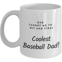 Baseball Papa Kaffeebecher, Sport Tasse, Lustige Becher, Fun Sports Saying, Für Baseball-Spieler Trainer Fans, Keramik 11Oz Oder 15 Unzen Teetasse von DawnDesignz2023