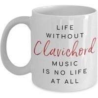 Clavichord Kaffeebecher, Musik, Musikinstrument, Becher, Tasse, Musik-Liebhaber, Keramik 11Oz Oder 15Oz Teetasse von DawnDesignz2023