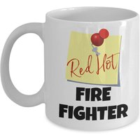 Feuerwehr Kaffeetasse | Geschenktasse Für Feuerwehrmänner Und Feuerwehrfrauen, Rauchspringer Neuheit 11Oz & 15Oz Keramik Tasse von DawnDesignz2023