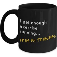 Running Pun Mug - Lustige Tasse, Laufgeschenke, Fitnessbecher, Läufer Kaffeetasse, Übungsbecher, Workout Tasse Novelty 11Oz & 15Oz Keramik von DawnDesignz2023