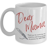 Schriftsteller Kaffeebecher, Liebe Mama Tasse, Für Mutter, Vom Zur Autoren Muttertag, Geburtstag, 11Un Oder 15Oz von DawnDesignz2023