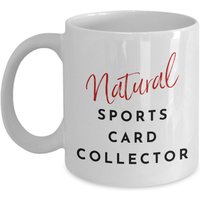 Sport-Karte Sammler, Sammler Becher, Tasse, Natürliche Keramik 11Oz Oder 15 Unzen Teetasse von DawnDesignz2023