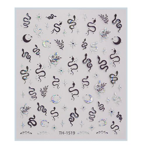 1 Bogen Frühlingsfest Nägel Kunst Aufkleber für Frauen und Mädchen Traditionelle chinesische Designs Frühling Festival Nägel Decals Aufkleber von Dawutocap