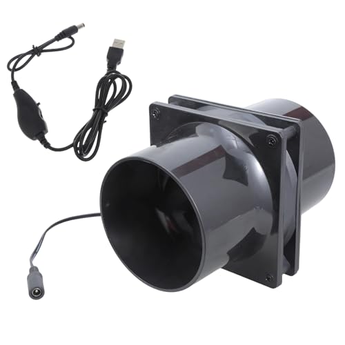12 cm langes Luftgebläse, 5 V, Belüftung, Ventilator, Bilge in Linie, starke Motorluft, einstellbare Geschwindigkeit, Inline-Auspuff 12 cm langes Luftgebläse, 5 V, Belüftung, Ventilator, Bilge in Linie, starke Motorluft, einstellbare Geschwindigkeit, Inline-Auspuff von Dawutocap